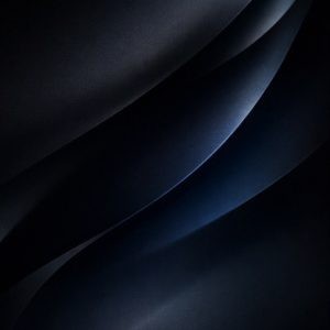 Dark abstract gradient with flowing curved shapes and deep blue highlights – FHD cellphone wallpaper